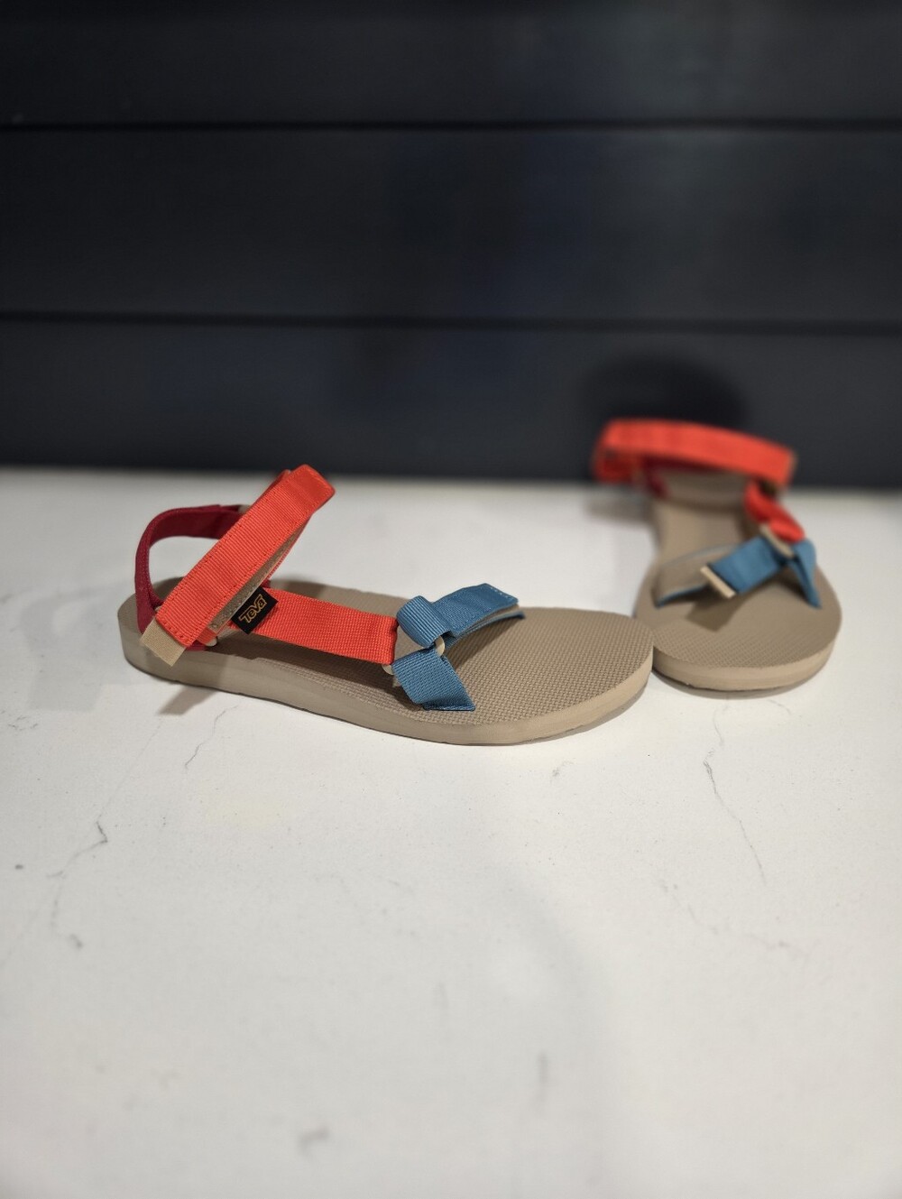 Teva Universal Sandal Haze Multi Nylon Hook And Loop Straps Quick Dry Size 11